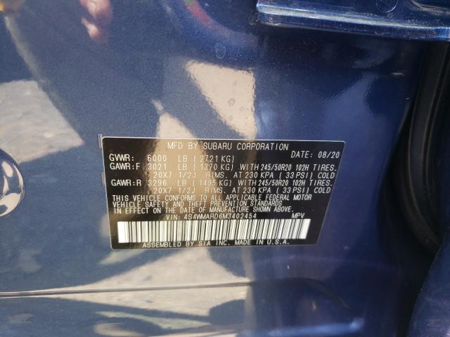 2021 SUBARU ASCENT TOU 4S4WMARD6M3402454