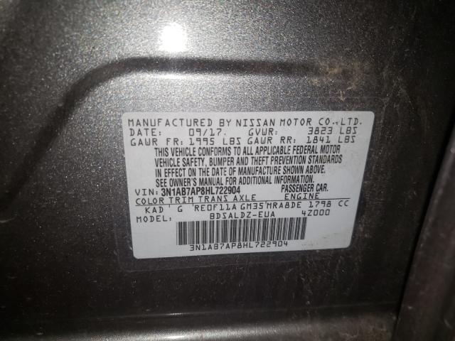 2017 NISSAN SENTRA S - 3N1AB7AP8HL722904