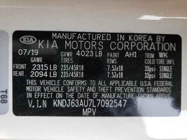 2020 KIA SOUL GT LI KNDJ63AU7L7092547