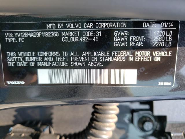 2015 VOLVO S80 PLATIN YV126MAD9F1182360
