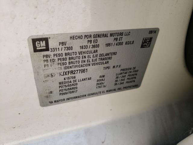 2015 GMC YUKON/DENA 1GKS27KJXFR277961