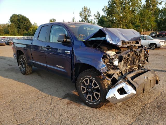 Salvage cars for sale at Portland, OR auction: 2014 Toyota Tundra DOU
