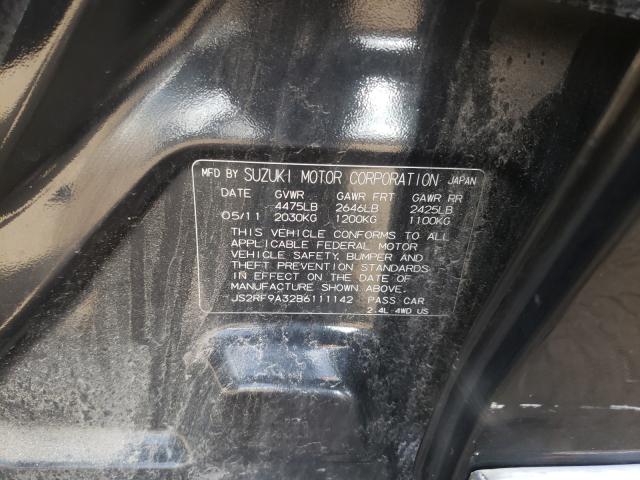 2011 SUZUKI KIZASHI SE JS2RF9A32B6111142