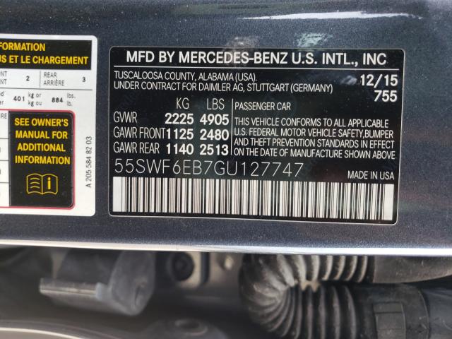 2016 MERCEDES-BENZ C 450 4MAT 55SWF6EB7GU127747