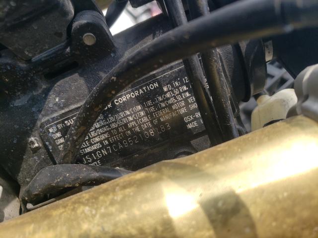 2005 SUZUKI GSX 6 JS1GN7CA952108183