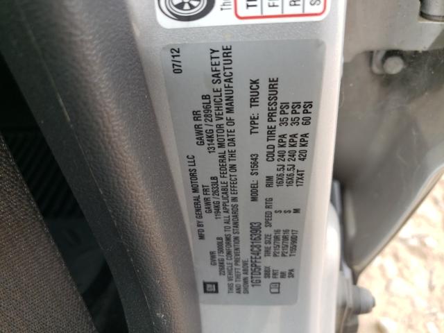 2012 GMC CANYON SLE 1GTD5PFE4C8163903