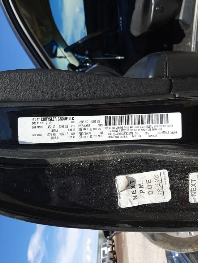 2011 DODGE DURANGO CR 1D4RD4GGXBC633776