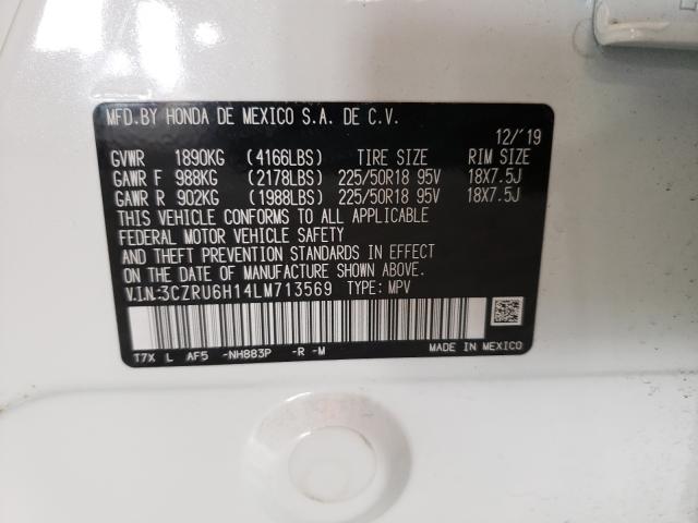 2020 HONDA HR-V SPORT 3CZRU6H14LM713569