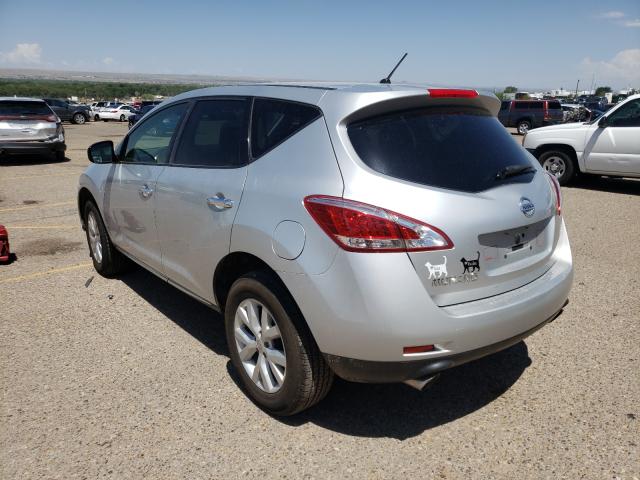 2013 NISSAN MURANO SL JN8AZ1MU7DW214293