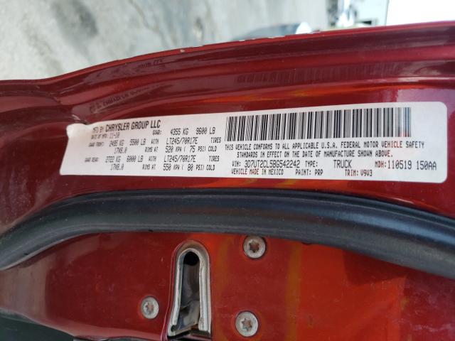 2011 DODGE RAM 2500 3D7UT2CL5BG542242