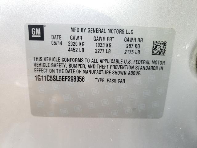 2014 CHEVROLET MALIBU ECO 1G11C5SL5EF298056