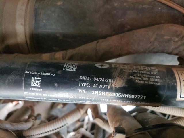 2017 POLARIS GENERAL 10 3NSRGE995HH007771