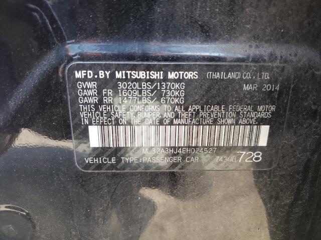 2014 MITSUBISHI MIRAGE DE ML32A3HJ4EH024527