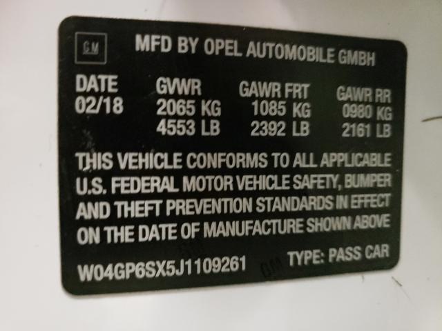 2018 BUICK REGAL ESSE W04GP6SX5J1109261