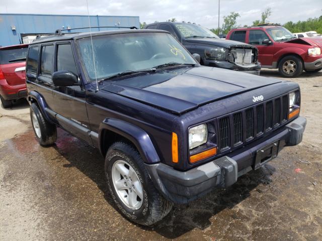 Salvage cars for sale from Copart Woodhaven, MI: 1999 Jeep Cherokee S
