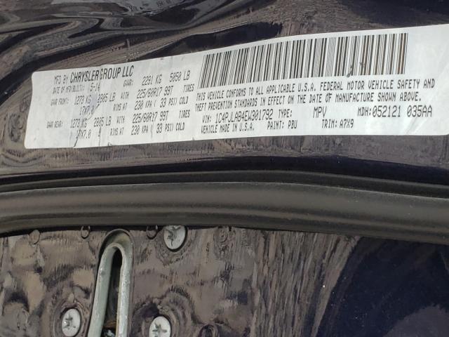 1C4PJLAB4EW301792 Jeep Cherokee Sport