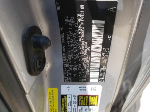 2012 TOYOTA SIENNA BAS 5TDKA3DC7CS010232