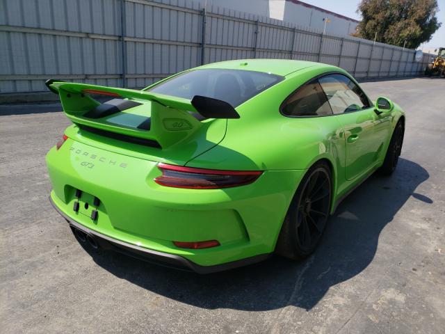 VIN WP0AC2A90JS175780 2018 Porsche 911, GT3 no.4