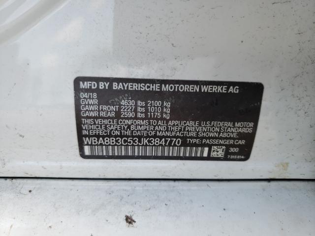2018 BMW 340 I WBA8B3C53JK384770