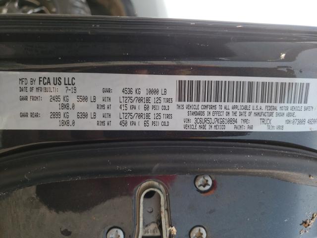 2019 RAM 2500 BIG H 3C6UR5DJ7KG610894