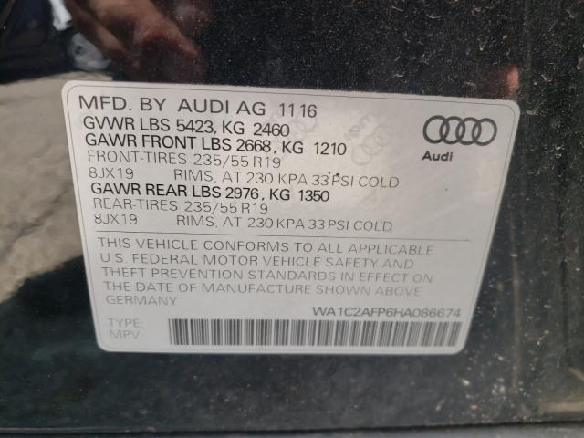 VIN WA1C2AFP6HA086674 2017 Audi Q5, Premium no.10