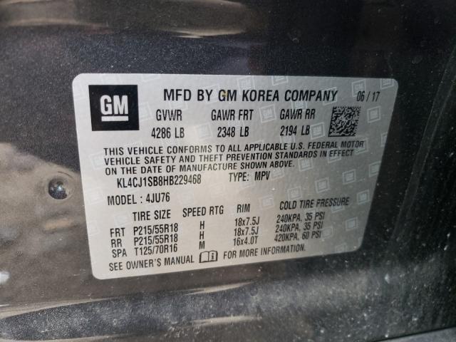 2017 BUICK ENCORE SPO KL4CJ1SB8HB229468