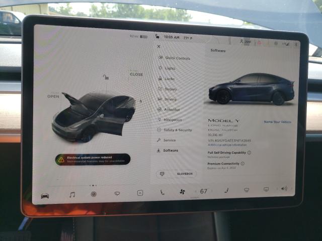 2021 TESLA MODEL Y 5YJYGAEE5MF142845