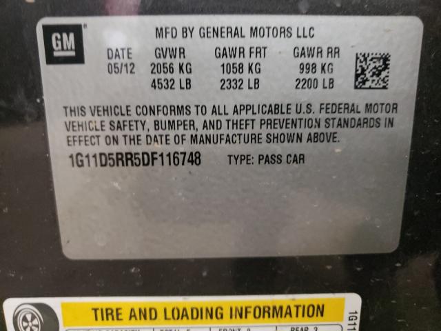 2013 CHEVROLET MALIBU ECO 1G11D5RR5DF116748