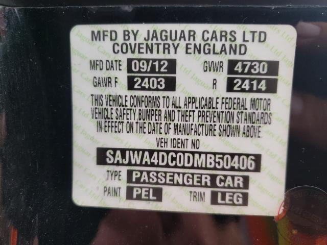 2013 JAGUAR XKR SAJWA4DC0DMB50406