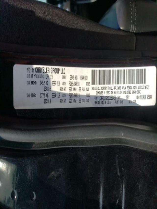 2013 DODGE DURANGO CR 1C4RDJDG5DC651430