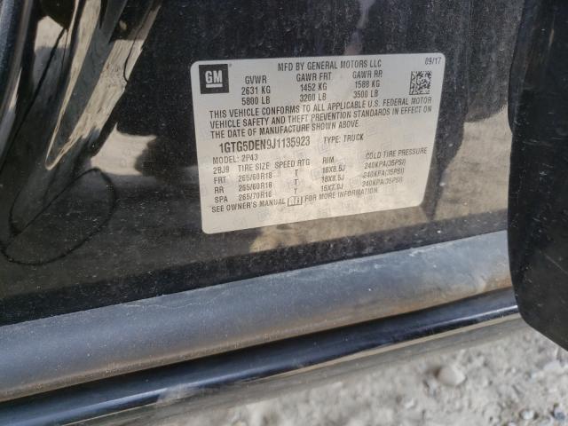 2018 GMC CANYON SLT 1GTG5DEN9J1135923