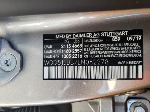 2020 MERCEDES-BENZ CLA AMG 35 WDD5J5BB7LN062278