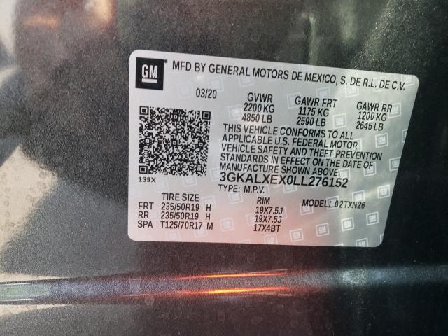 2020 GMC TERRAIN DE 3GKALXEX0LL276152