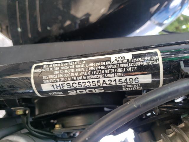 2005 HONDA VTX1300 R 1HFSC52355A215496