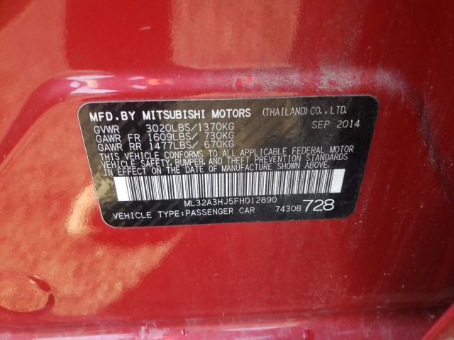 2015 MITSUBISHI MIRAGE DE ML32A3HJ5FH012890