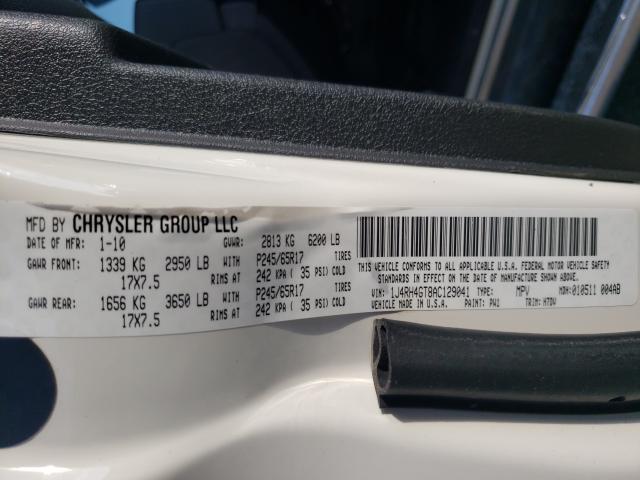 2010 JEEP COMMANDER 1J4RH4GT8AC129041