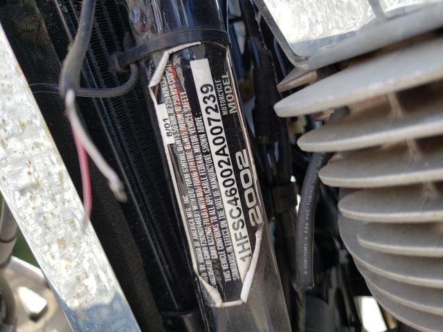 2002 HONDA VTX1800 C 1HFSC46002A007239