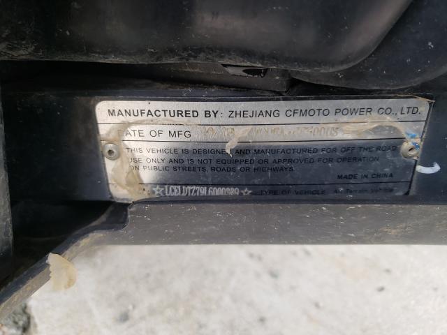2020 ATV SIDEBYSIDE LCELDTZ79L6000339