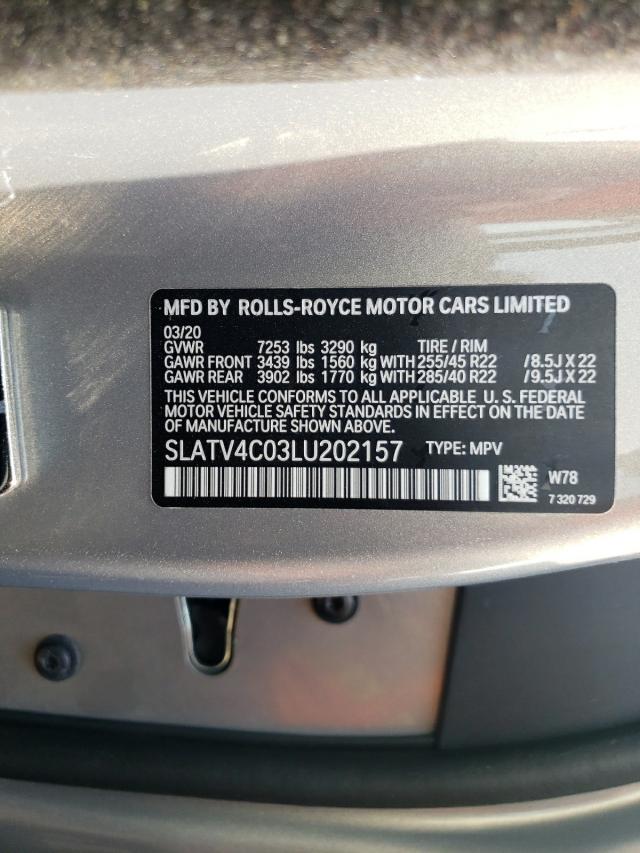 2020 ROLLS-ROYCE CULLINAN