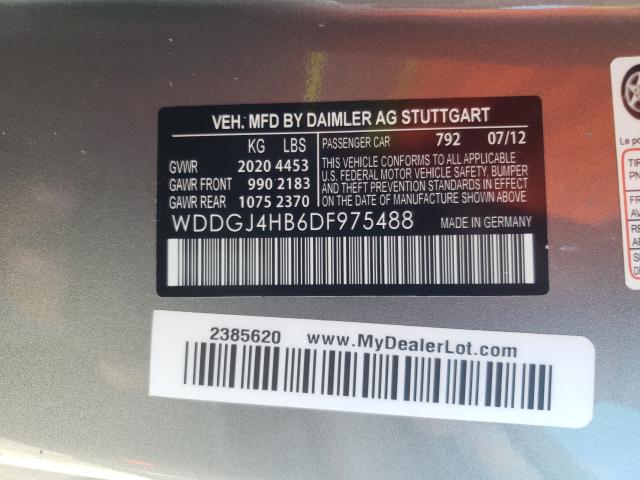 2013 MERCEDES-BENZ C250 WDDGJ4HB6DF975488