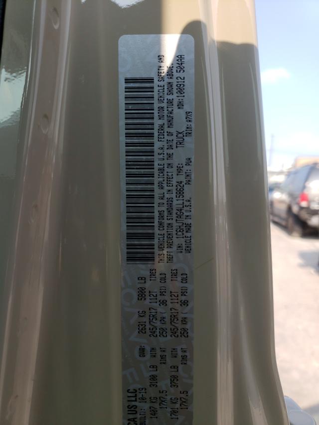 2020 JEEP GLADIATOR 1C6HJTAG4LL158624