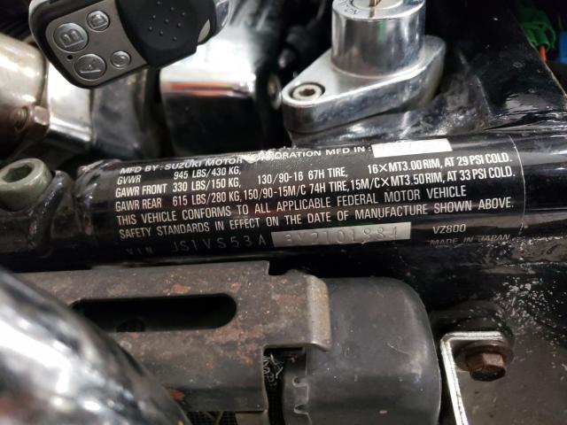 2000 SUZUKI VZ800 JS1VS53A3Y2101884