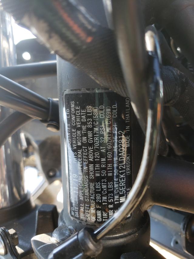 2020 KAWASAKI ER650 K ML5EREK12LDA02812