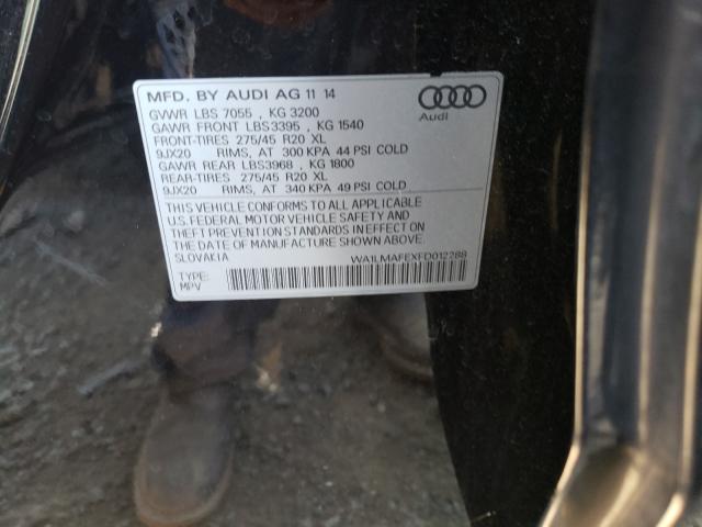 2015 AUDI Q7 TDI PRE WA1LMAFEXFD012288