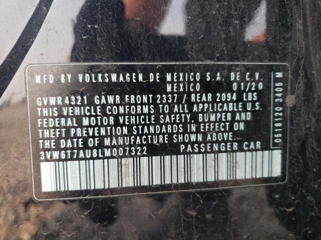 2020 VOLKSWAGEN GTI S 3VW6T7AU8LM007322