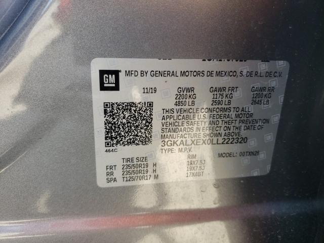2020 GMC TERRAIN DE 3GKALXEX0LL222320