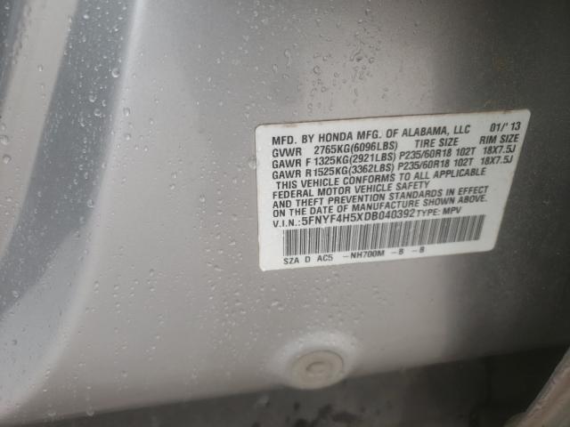 2013 HONDA 3000 MC 5FNYF4H5XDB040392