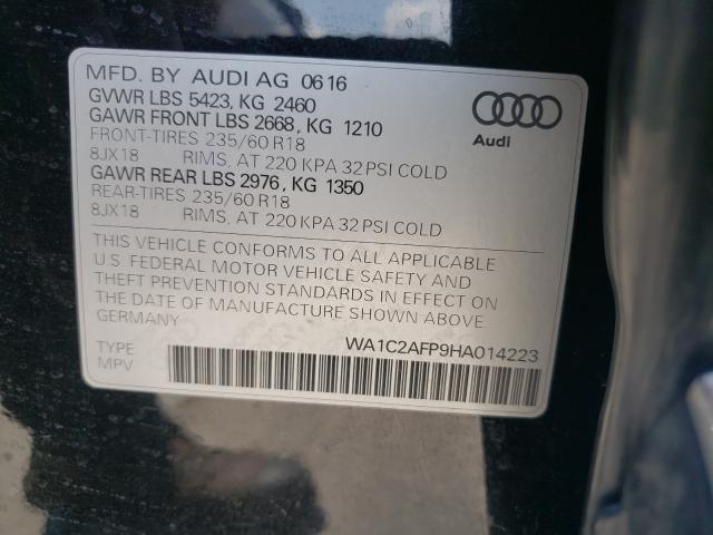 VIN WA1C2AFP9HA014223 2017 Audi Q5, Premium no.10