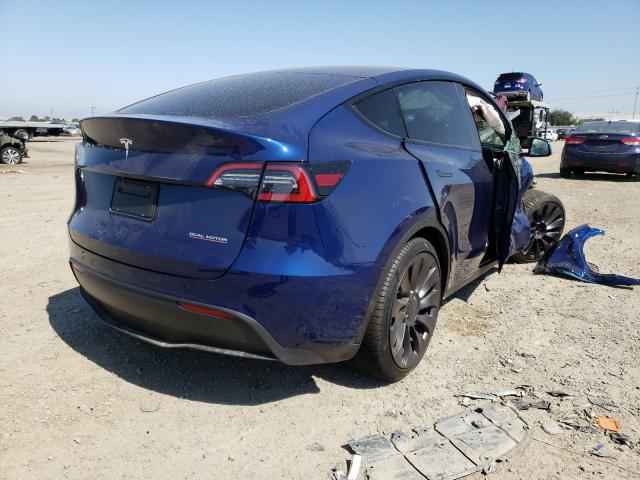 2021 TESLA MODEL Y 5YJYGDEF8MF197316