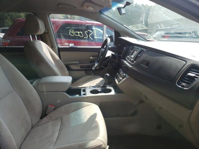 2015 KIA SEDONA KNDMB5C11F6018011